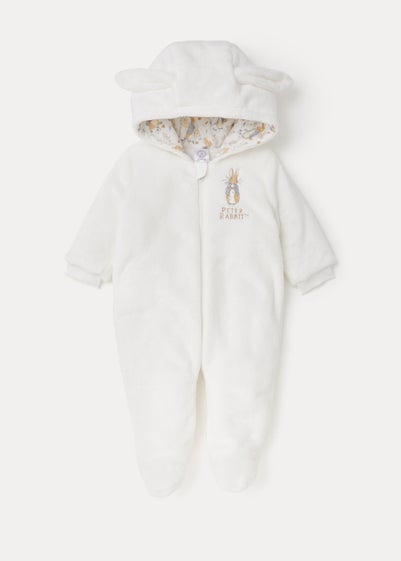 Baby Cream Peter Rabbit Pramsuit (Newborn-18mths) - Newborn