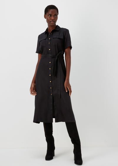 Et Vous Black Midi Utility Dress Reviews - Matalan