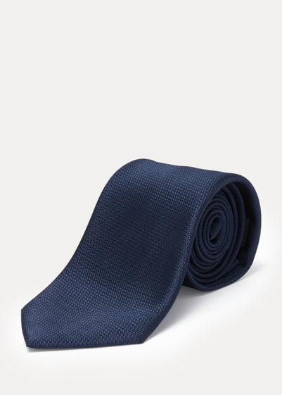 Taylor & Wright Navy Plain Tie - One Size