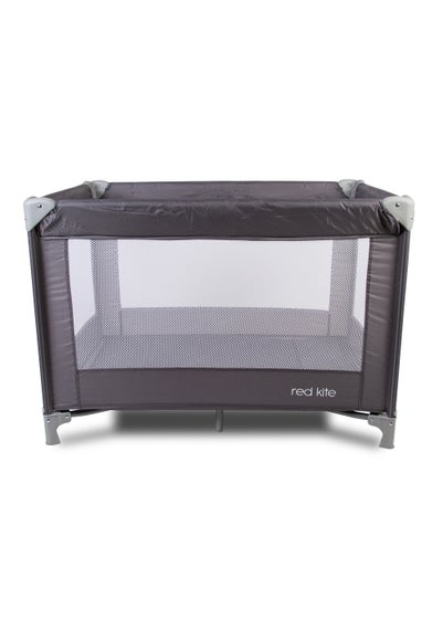 Red Kite Sleeptight Travel Cot Grey (70cm x 99cm x 70cm)