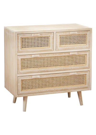 LPD Furniture Toulouse 2+2 Drawer Chest (770x390x770mm) - One Size