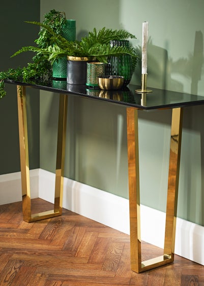 LPD Furniture Antibes Console Table (760x400x1200mm)