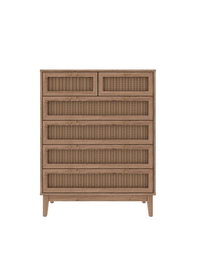 LPD Furniture Bordeaux 6 Drawer Chest (1090x390x850mm) - One Size