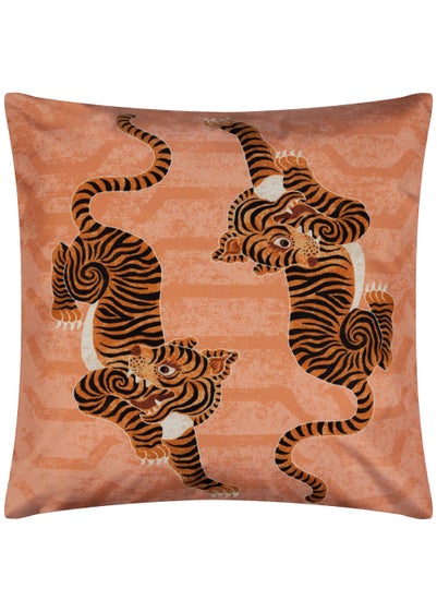 furn. Tibetan Tiger Outdoor Filled Cushion (43cm x 43cm x 8cm)