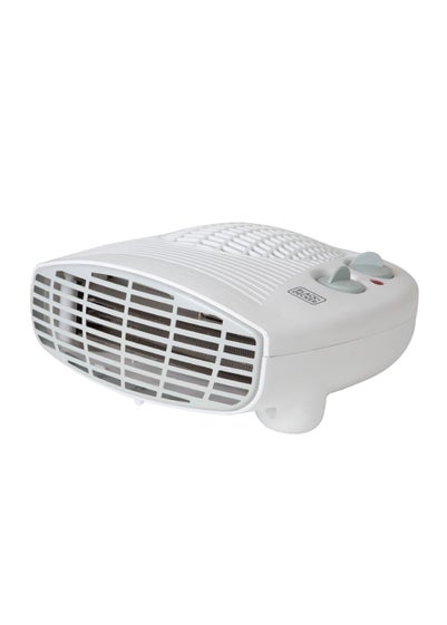 Black & Decker 2KW Flat Fan Heater White