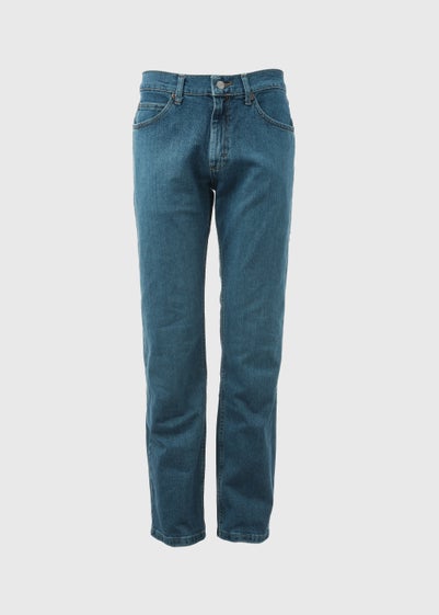 Lee Mid Wash Straight Fit Jeans - 30 Waist Regular