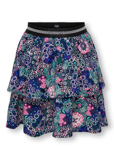 ONLY Kids Multicoloured Layered Skirt (6-14yrs)