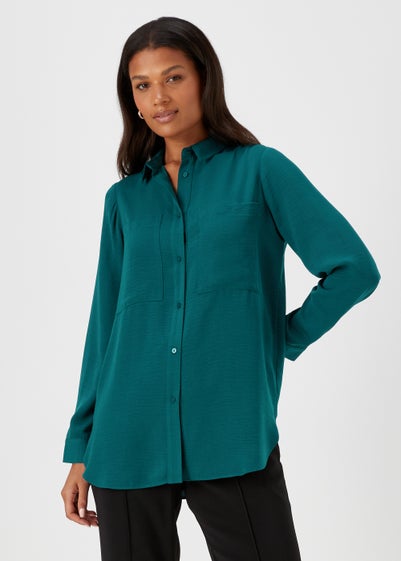 Teal Longline Shirt