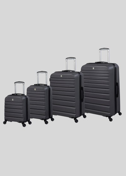 IT Luggage Black Navigator Hard Shell Suitcase - Cabin