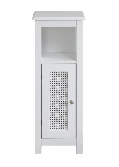 Lloyd Pascal Raffia Single Door Cabinet White - One Size
