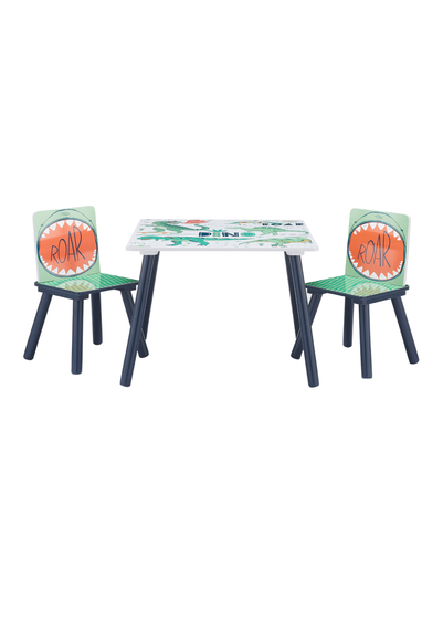 Lloyd Pascal Kids Dino Table and Chairs Set - One Size