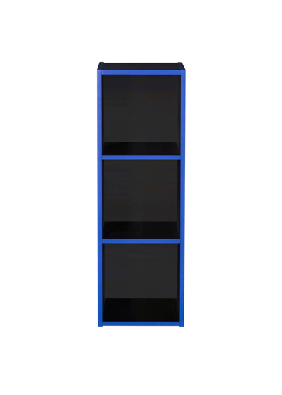 Lloyd Pascal 3 Cubes Storage Unit in Black and Blue - One Size
