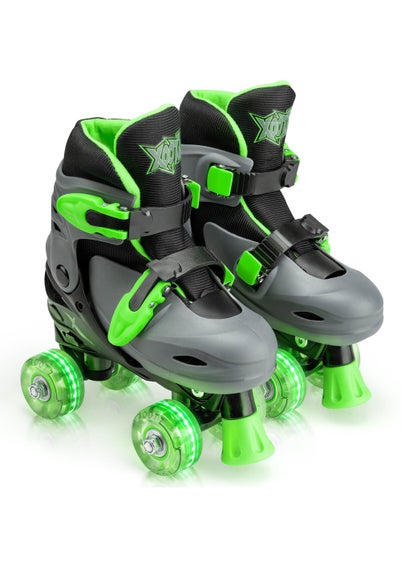 Xootz Quad Led Skates Green