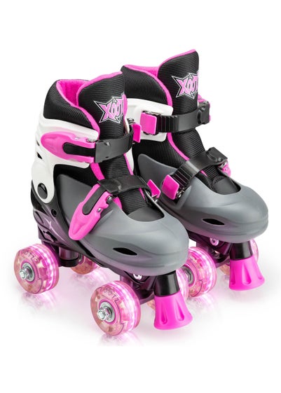 Xootz Quad Led Skates Pink