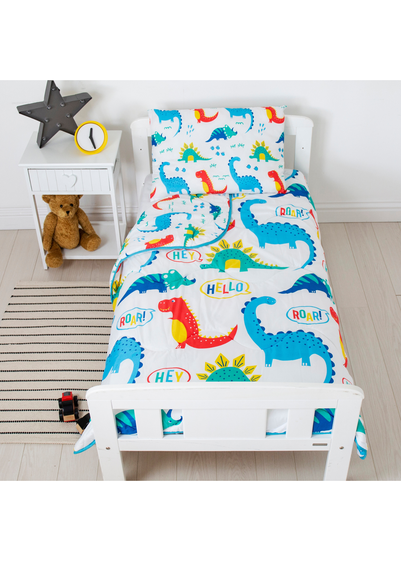 Rest Easy Sleep Better Dino Coverless Duvet Set (4 Tog)