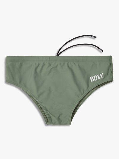 The Captain Swim Sunga - Army Green - S