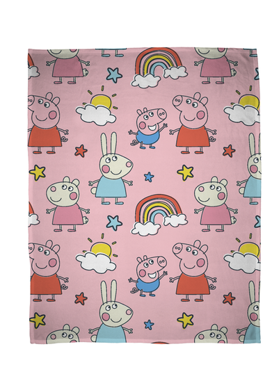 Peppa Pig Fleece Blanket Throw