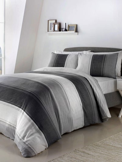 Fusion Betley Grey Duvet Cover Set