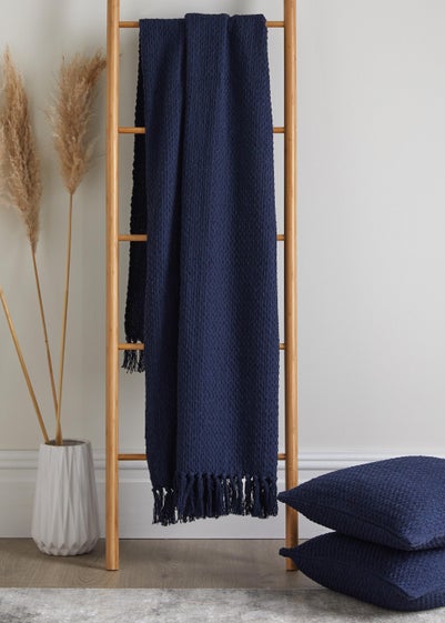 Drift Home Hayden Navy Throw