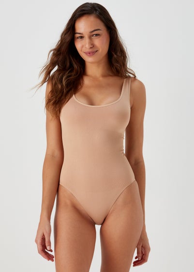Nude Seamless Smoothing Bodysuit - Small