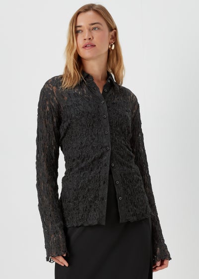 Black Lace Shirt