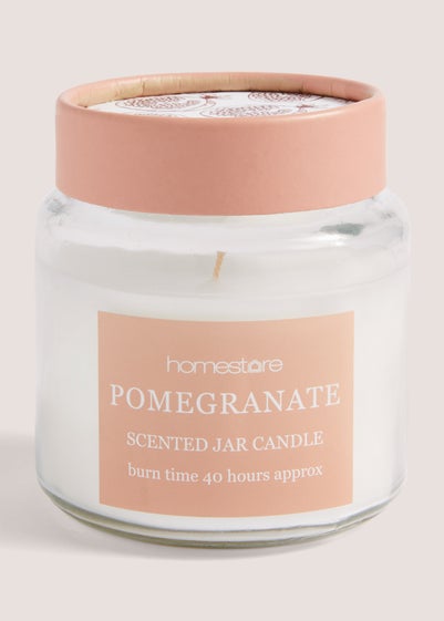 Pomegranate Scented Jar Candle