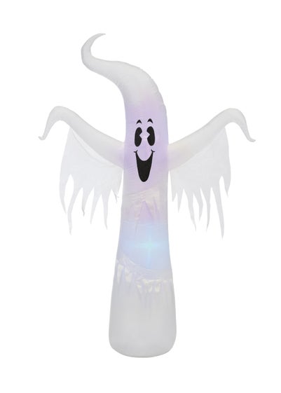 Premier Decorations Lit Inflatable Ghost with Colour Changing LEDs (180cm)