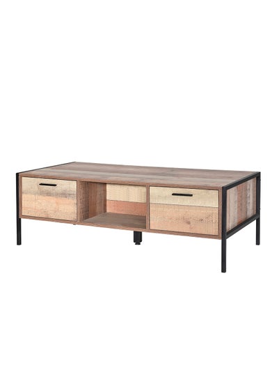 LPD Furniture Hoxton Coffee Table With Drawers (400x600x1238mm) - One Size