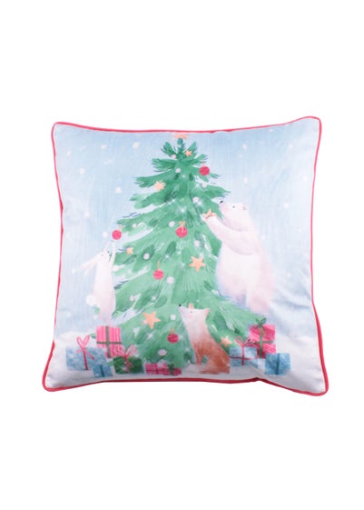 Fusion Christmas Winter Friends Filled Cushion