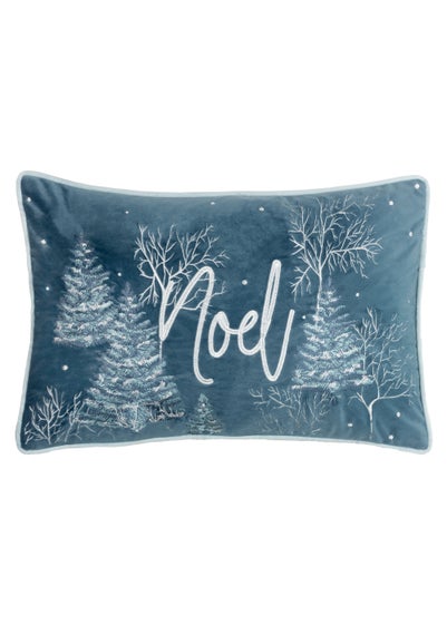 furn. Arcticus Noel Embroidered Filled Cushion (30cm x 50cm x 8cm)