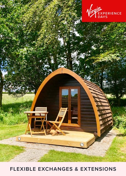 Virgin Experience Days One Night Glamping Pod Break in Devon