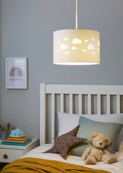 Glow Cloud Iridescent Easyfit Light Shade (20cm x 30cm)