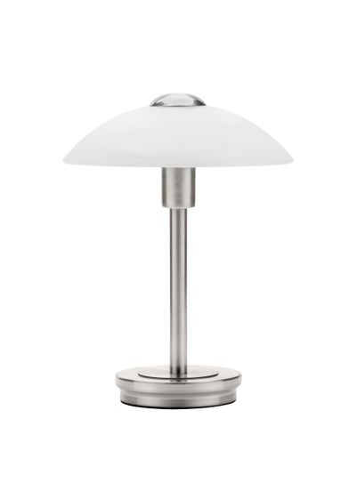 BHS Archie Touch Lamp Satin Nickel (27cm x 20cm)