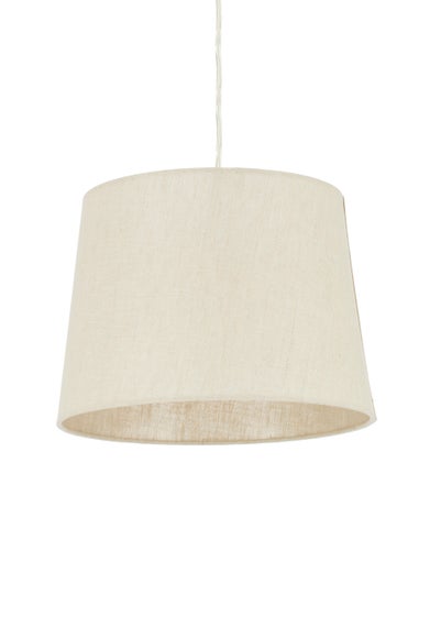 BHS Lang Linen Easyfit Shade Cream (22cm x 30cm)