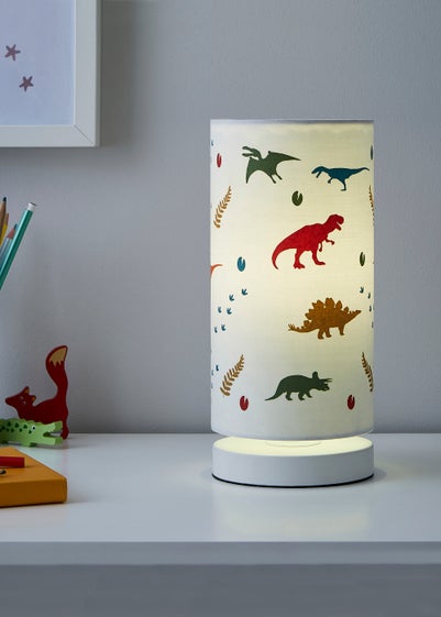 Glow Dinosaur Glow In The Dark Table Lamp (26cm x 12cm)