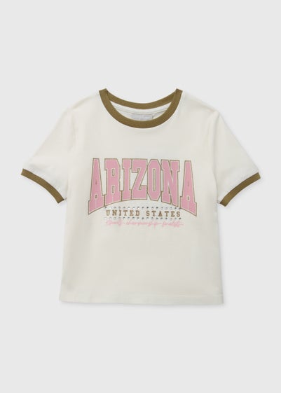 Girls Cream Arizona T-Shirt (4-15yrs) - Age 4 Years