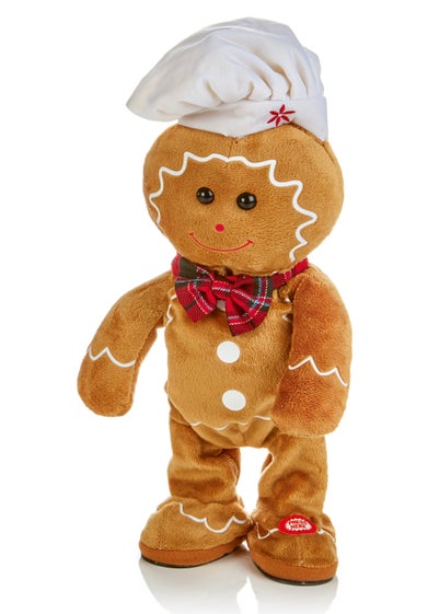 Premier Decorations Animated Singing Gingerbread Man