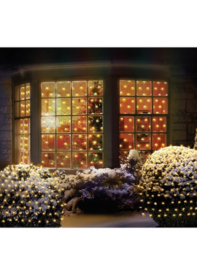 Premier Decorations 180 Warm White LED Net Light