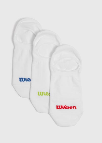 3 Pack Wilson Invisible White Sock