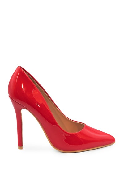 Where's That From Kyra Red Patent High Heel Pumps - Size 6