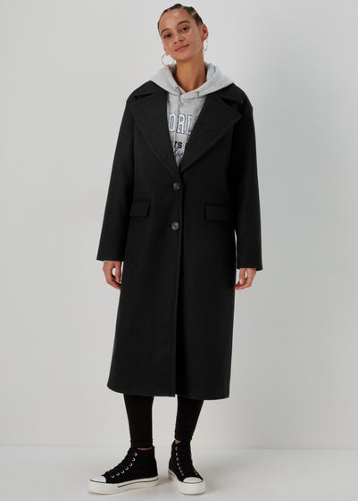 Black Super Long Coat