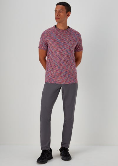 Souluxe Charcoal Woven Stretch Sports Jogger - Extra small