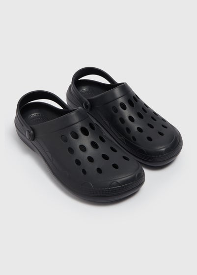 Black Basic Clogs