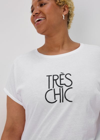 White Tres Chic T-Shirt