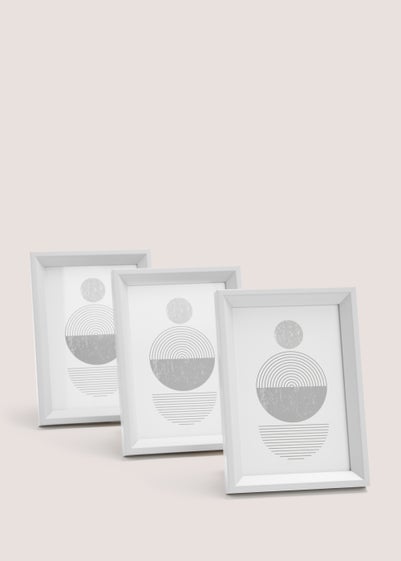 3 Pack Grey Frames (4x6in)