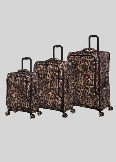 IT Luggage Multicolour Leopard Trulite Suitcase