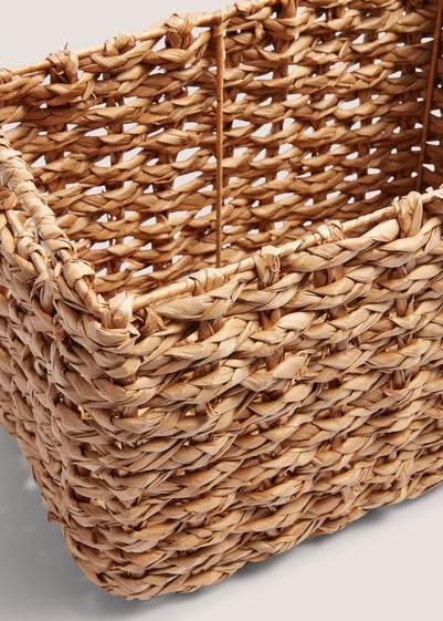 Woven Cottage Set of 2 Rectangle Basket (43cm x 30cm x 27cm)