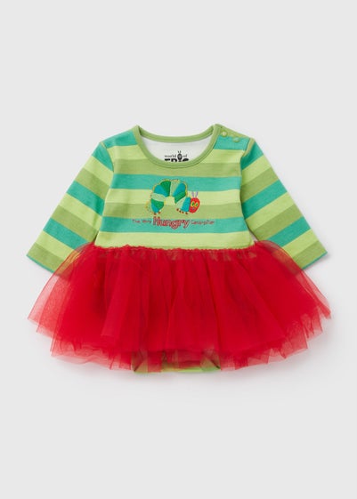 Baby Green Hungry Caterpillar Tutu Bodysuit (Newborn-12mths)