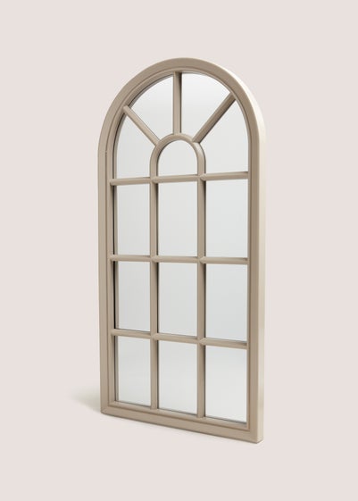 Outdoor Cream Plastic Mirror Arch (70cm x 35.5cm x 2.5cm)