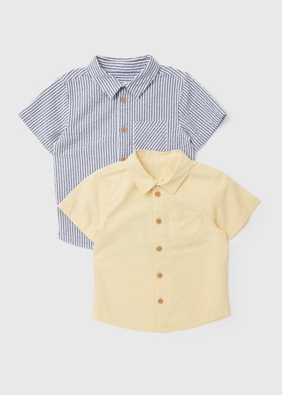 Boys 2 Pack Lemon Shirts (1-7yrs)